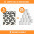 Kitchen,6 Pack Morigins Swedish Dishcloths for Black Minimalist Swedish Dish Towels,Cellulose Sponge Cloths,Non Scratch