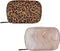 Ollabaky Marble Leopard Print Pill Case 7 Day Pill Organizer Travel Pill Case