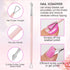 Makartt Cuticle Trimmer with Pusher, 3 PCS Pink Nail Tools for Professional Manicure & Pedicure
