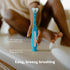 Frida Baby Triple-Angle Toothhugger Training Toddler Toothbrush, Cleans All Sides at Once, for 2 Years and Up, Blue