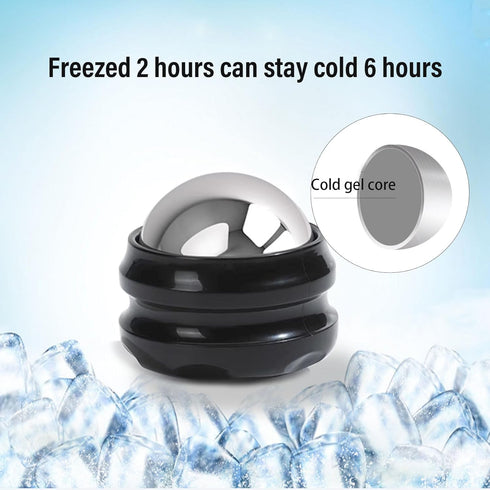 Cold Massage Roller Ball - Gifts for Men Women Teens, Stays Cold for 6 Hours, Home Office Travel Essentials