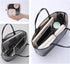 Small Clear Makeup Bag for Purse, Cosmetic Bag for Travel, Mini Organizer Bag for Accessories, White