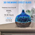 Zorara 550ml 3D 7 Essential Oil Diffuser Cool Mist Humidifier Glass Ultrasonic Aromatherapy Humidifier with Color