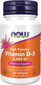Now Foods Vitamin D3 2000 IU Softgels