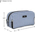 SCOUT 3-Way Toiletry Bag - Travel Makeup Pouch for Women with Three Zipper Compartments, Stands Upright, Wipes Clean