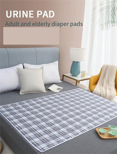 JTJIYN 100x150cm 4 5) Layers Diaper Mat Waterproof Washable Changing Pads for Night and Menstrual Protection Care