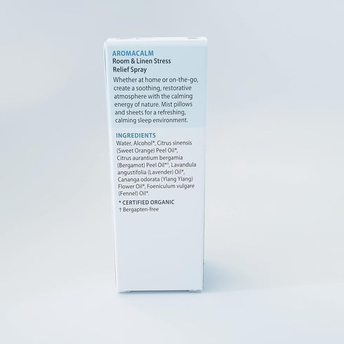 Pranarom Aromacalm Room & Linen Stress Relief Spray, 1oz, Orange, Bergamot, Lavender, Ylang Ylang, Essential Oil.