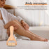 HekouJiub 2Pcs Wooden Massage Roller Handheld Bead Massage Tool for Legs Body Feet Muscle Roller Stick