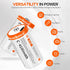 TEMIBATT 1.5V 4100mWh Pack 8 Count, Rechargeable C Batteries Li-ion Battery - High Capacity for Toys, Flashlights