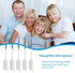 Soft Silicone Interdental Brush, Braces Brush, Corrective Brush, Disposable, Suitable for Cleaning Teeth Health (Blue,