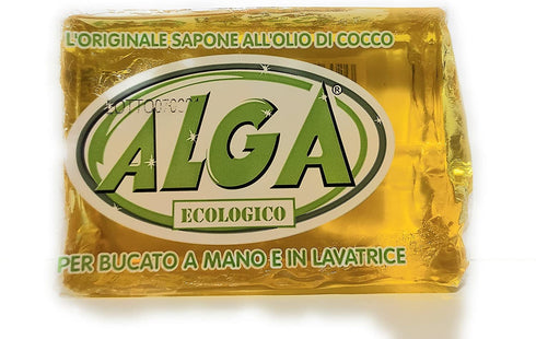 ALGA Fiocco Puro Detergent Soap, 100% Ecological and Biodegradable for Hand and Machine Laundry, 400 g