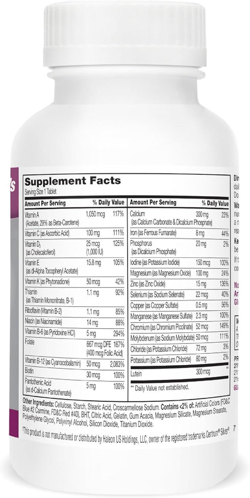 21st Century Sentry Senior Women 50 Plus Tablets, 100 Count