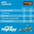 Pack 6.75oz 3-Pack HighKey Cookies Variety - Low Carb No Added Sugar Chocolate Chip Cookie, Snickerdoodle, Brownie