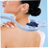 Manual Roller Neck Massager with Ergonomic Micro Curved Wheels for Deep Trigger Portable Home Neck Vertebra Clip