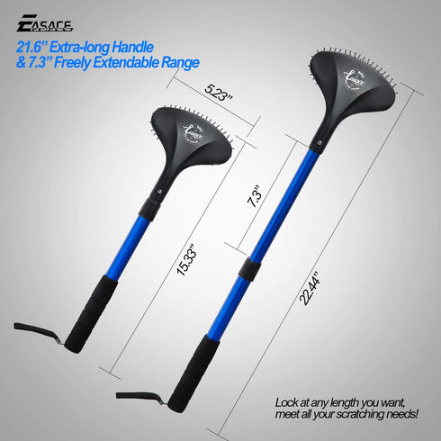 EASACE Telescopic Back Scratcher - 21.5 Inch Adjustable Backscratchers for Women, Men, Pregnant
