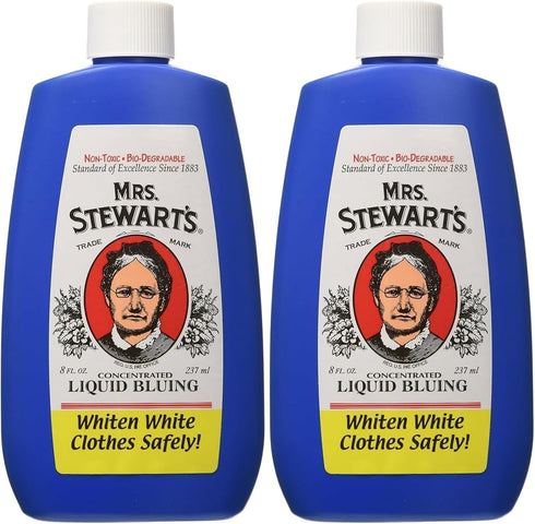 Mrs. Stewart's Bluing Mrs. Stewart's Concentrated liquid bluing , 8 ounce (Pack of 2)