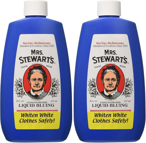 Mrs. Stewart's Bluing Mrs. Stewart's Concentrated liquid bluing , 8 ounce (Pack of 2)