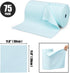 Microfiber Cleaning Cloths Roll, 75 Pack, 11.8" x 11.8", Ultra Absorbent, Lint Free, Blue