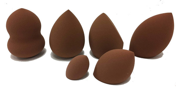 Pro Makeup Foundation Blending Sponges - 6Pcs Set