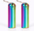 Pill Organizer, 2 Pack Waterproof Stainless Steel Travel Small Pill Box for Keychain or Pocket