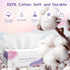 Disposable Face Towel 200 Count, Soft Cotton Clean Towels for Washing, Drying, and Makeup Remover