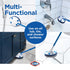 Clorox Extendable Tub and Tile Scrubber with Extra Pad for Efficient Cleaning