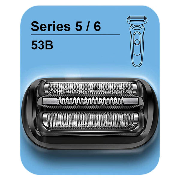 Series 5/6 53B Replacement Head for Braun Electric Foil Shaver, Compatible with Braun Razors 5020cs 5018s 5035s 5049cs