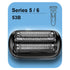 Series 5/6 53B Replacement Head for Braun Electric Foil Shaver, Compatible with Braun Razors 5020cs 5018s 5035s 5049cs