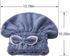 Jseng 2PC Hair Drying Caps, Ultra Absorbent Microfiber Turban Wrap Towels for Girls and Women, Extra Soft