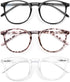 IBOANN Iconic Blue Light Glasses for Women - Computer Glasses with 99% Blue Light Blocking, Anti Eyestrain