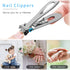 Nail Clippers Set, Fingernail and Toenail Clippers for Thick Nails, Nail Clipper for Men, Women, Seniors