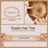 YGDZ 150 PCS Hair Ties for Thick Hair - 5CM Ponytail Holders, No Hair Damage Rubber Bands for Women, Men, Girls