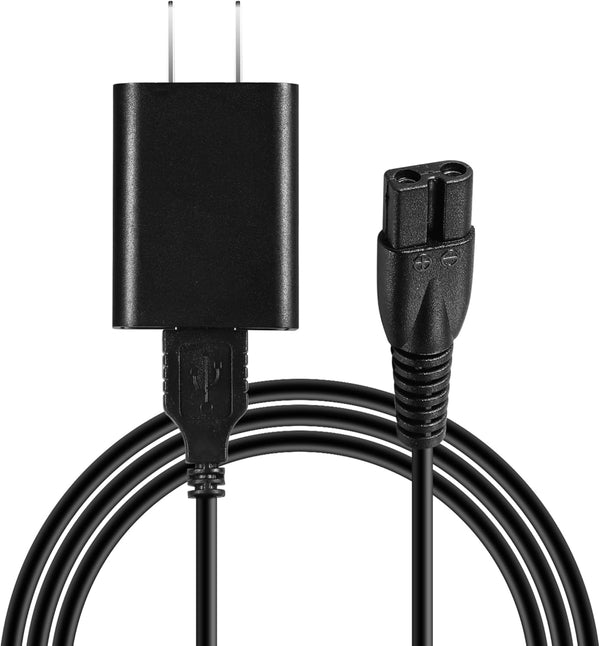 YHAYHO Replacement Charger Cord for Electric Shaver, Compatible with YHAYHO Shaver Charging Heads