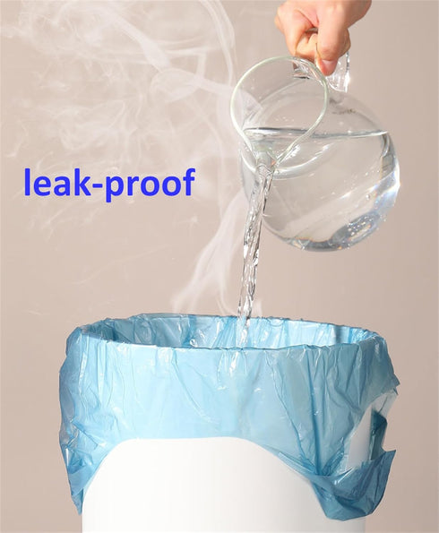 2-3 Gallon Tear-Free Small Trash Bags, 200 Counts, with Handles for Bathroom Kitchen