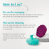 HEETA Hair Scalp Massager Shampoo Brush 2 Pack, Waterproof Hair Scrubber for Men & Women, Soft Silicone Bristles (Green