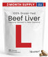 Beef Liver Capsules USA-Made (Value Pack) Whole Food Source of 30+ Bioavailable