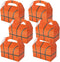 ArtCreativity Basketball Party Favor Gift Bags for Candy, Cookies, and Sports Themed Parties - Pack of 12 Cute