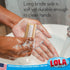 Lola Products Hand & Nail Brush | Heavy Duty Dual Sided, Soft & Stiff, Solid Wood, Cleans Hands & Fingernails