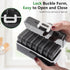 QIANYIXIN 7 3 Weekly Pill Organizer, Day Large Pill Box Times a Day, One-Touch Easy Open Travel Medication Case