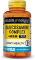 MASON NATURAL Glucosamine Complex plus MSM with Vitamin C, 90 Capsules for Joint Health