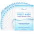 Ebanel 15 Pack Collagen Peptide Hydrating Face Masks - Anti Aging, Moisturizing Spa Face Masks