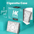 HiKeep (2 Pack), 20 100's Cigarette Case Cigarette Holder Case, Smoking Accessories, Vintage Metal Capacity