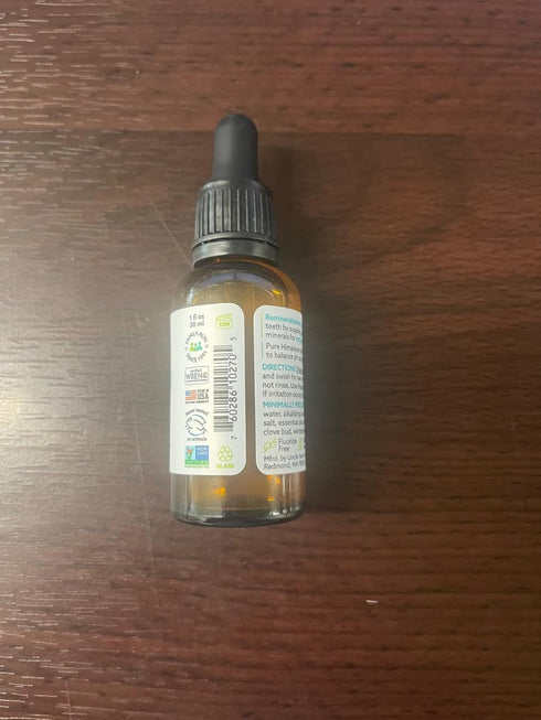 Uncle Harry's Natural Remineralization Liquid for Tooth Enamel - Fluoride-Free, Freshens Breath, 1 oz Glass Dropper