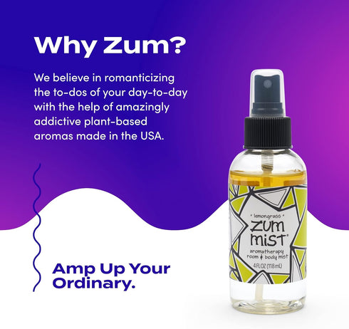 Indigo Wild Zum Mist Room and Body Spray - Lemongrass - 4 fl oz (2 Pack)