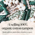 Multipack (12 12 12 Cora Organic Tampons Light, Regular, Super Tampons)