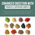 Organic Vitamin D3 5,000 IU - 60 Capsules, 100% Whole Food & Plant-Based, Vegan, Enhanced with Prebiotic & Superfood