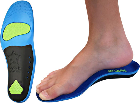 KidSole Children's Memory Foam Arch Support Insole Starry Shield for Comfort, Cushion & Arch Support (24 CM) Kids Size