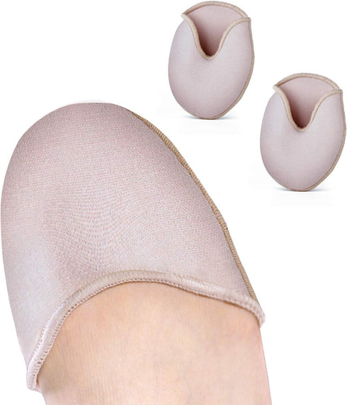 Povihome Toe Pouches Pads, Gel Cover for Women's Narrow Width Sizes 5-7 for Heel, Ballet, Point Shoes (1 Pair)