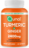 Qunol Turmeric Curcumin with Black Pepper & Ginger, 2400mg for Joint Support, 105 Count
