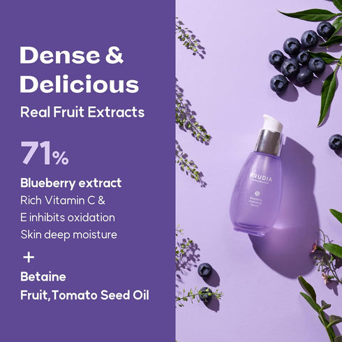 WELCOS FRUDIA Blueberry Hydrating Serum - Moisturizing Face Serum with Blueberry Extract, Vegan, 1.69 fl oz
